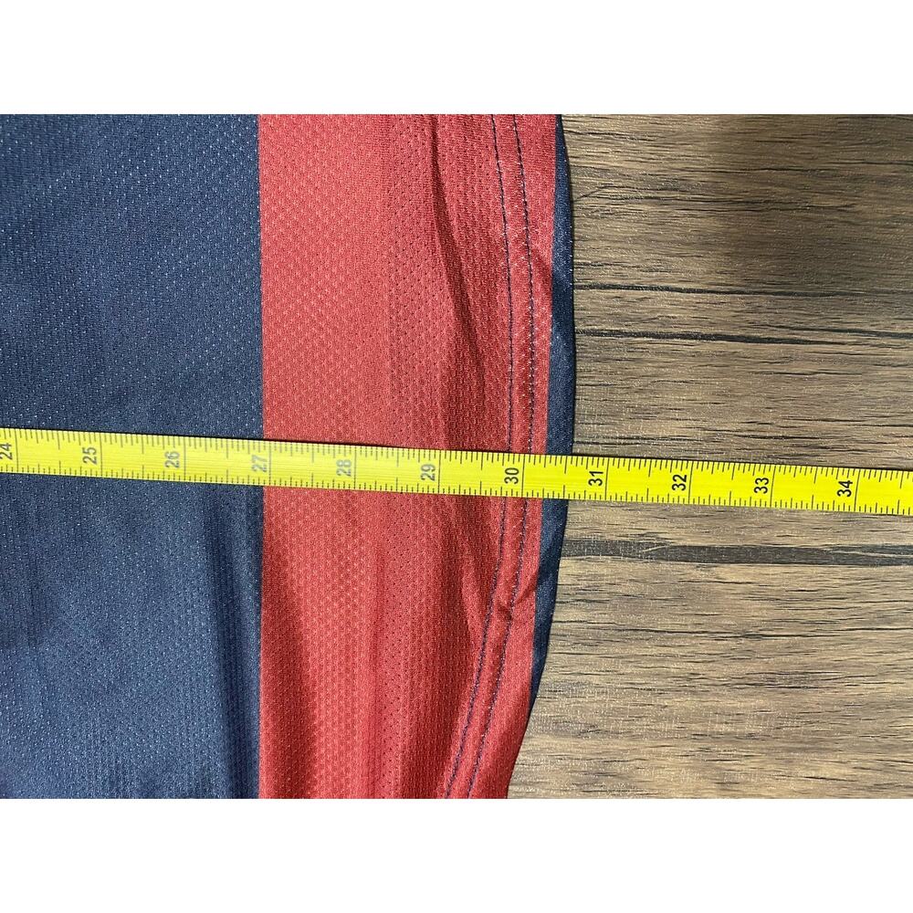 Nike Arsenal Navy and Red Striped Soccer Jersey - Picture 5 of 7